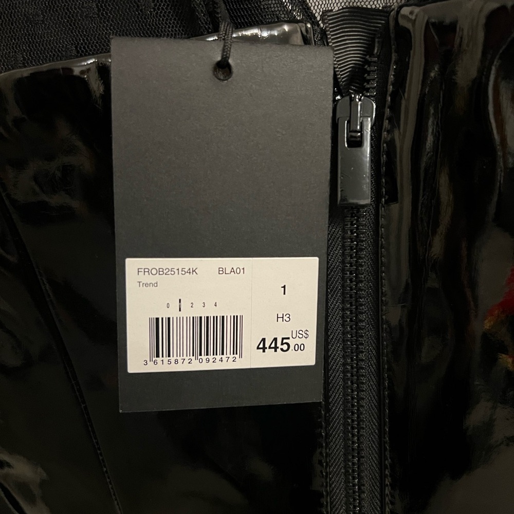 ❌SOLD❌
NWT The Kooples Mini Black Vinyl-Effect Deess - Picture 3 of 10